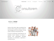 Tablet Screenshot of consultorem.org
